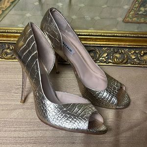 High Heels Open Toe Shoes Wedding Party Size 8